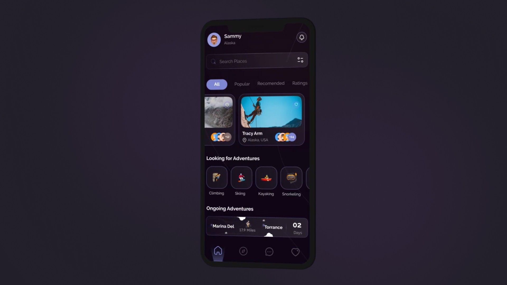 Adventure Planning (UI Concept)