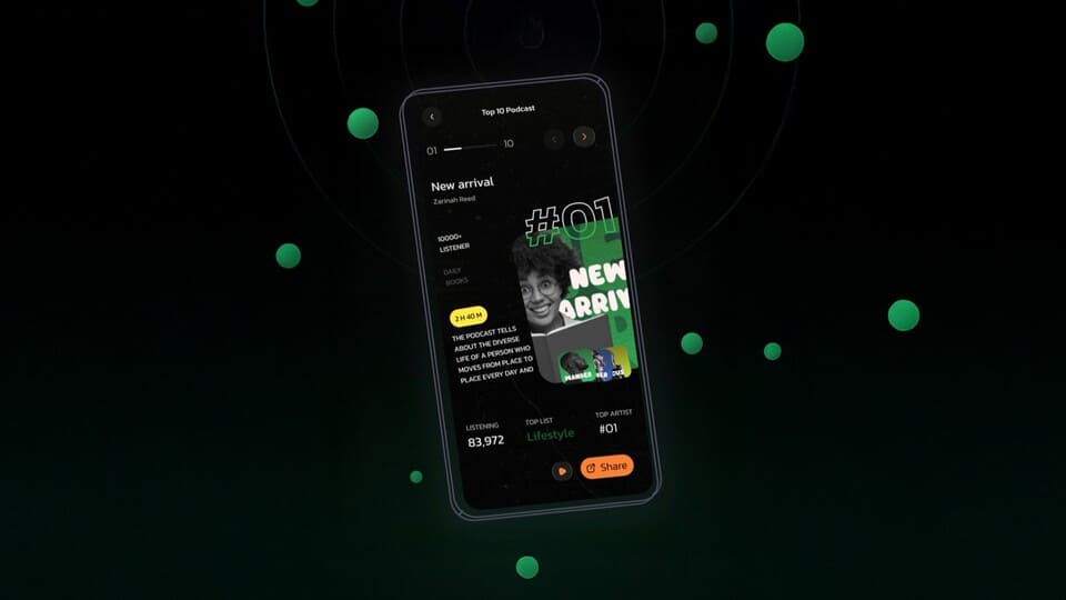 Podcast App (UI Concept)
