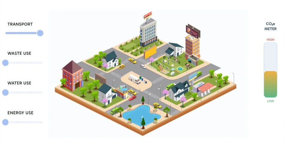 City after changing the transport control