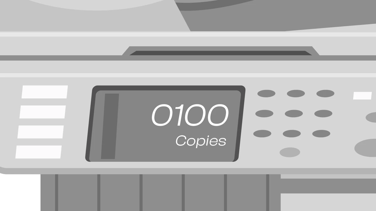 Original paper storyboard: copier and sheets